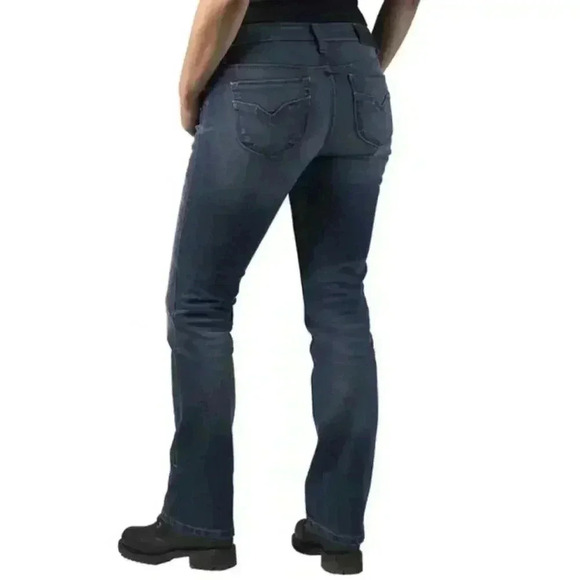 NWT Harley-Davidson Women’s FXRG Armalith Denim Mid-Rise Jeans Indigo Size 29 - Picture 2 of 16